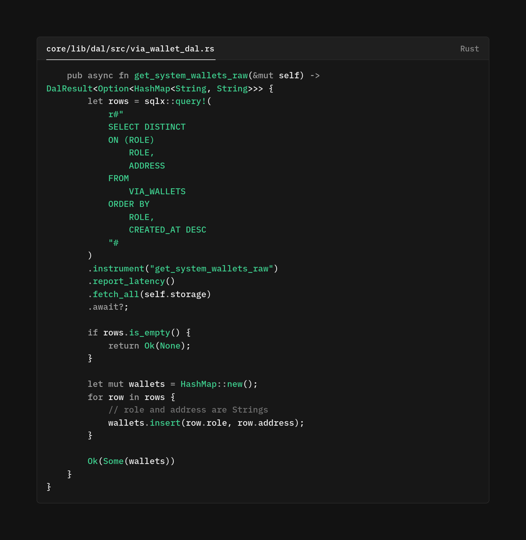 Dynamic System Wallet Registry - 224