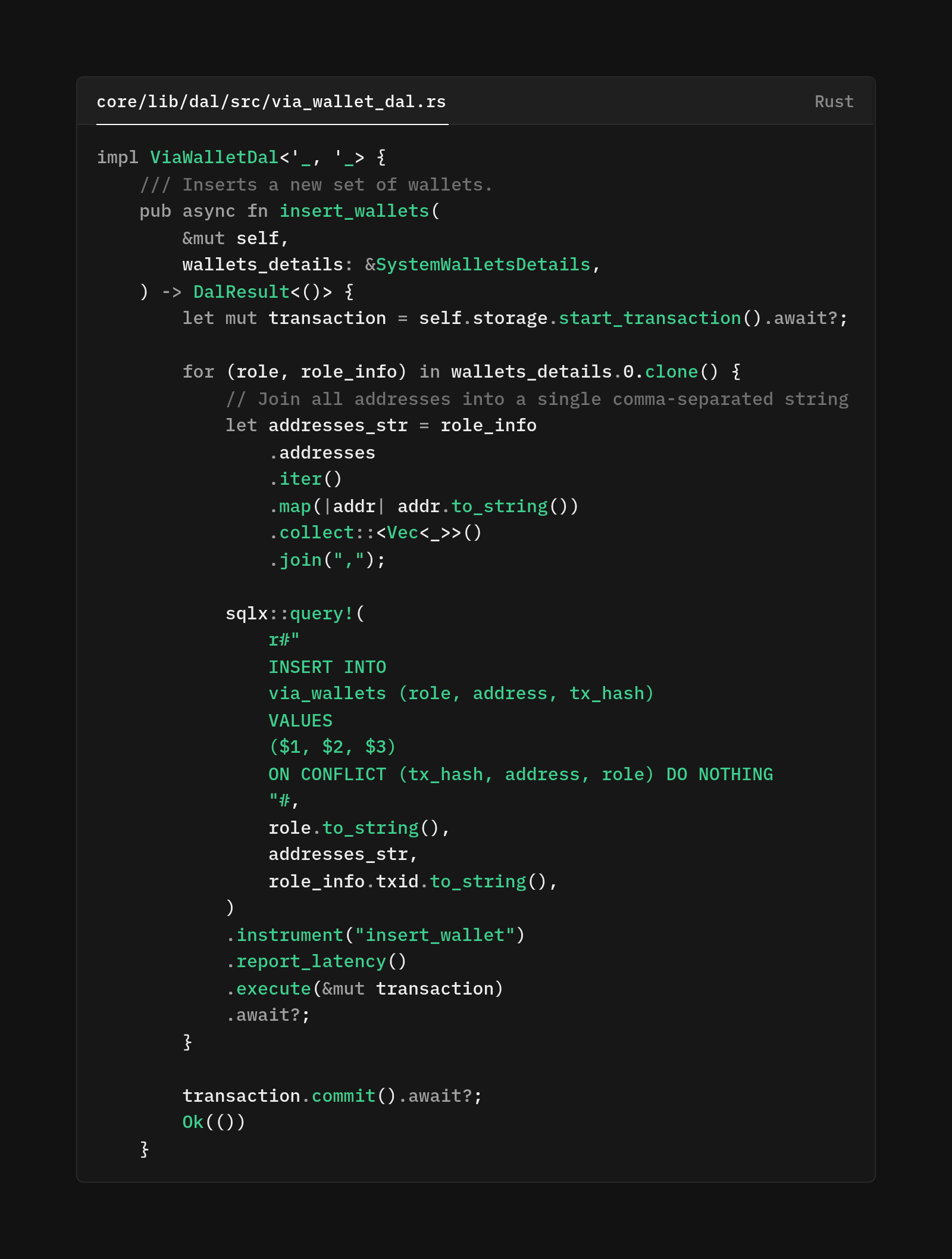 Dynamic System Wallet Registry - 224