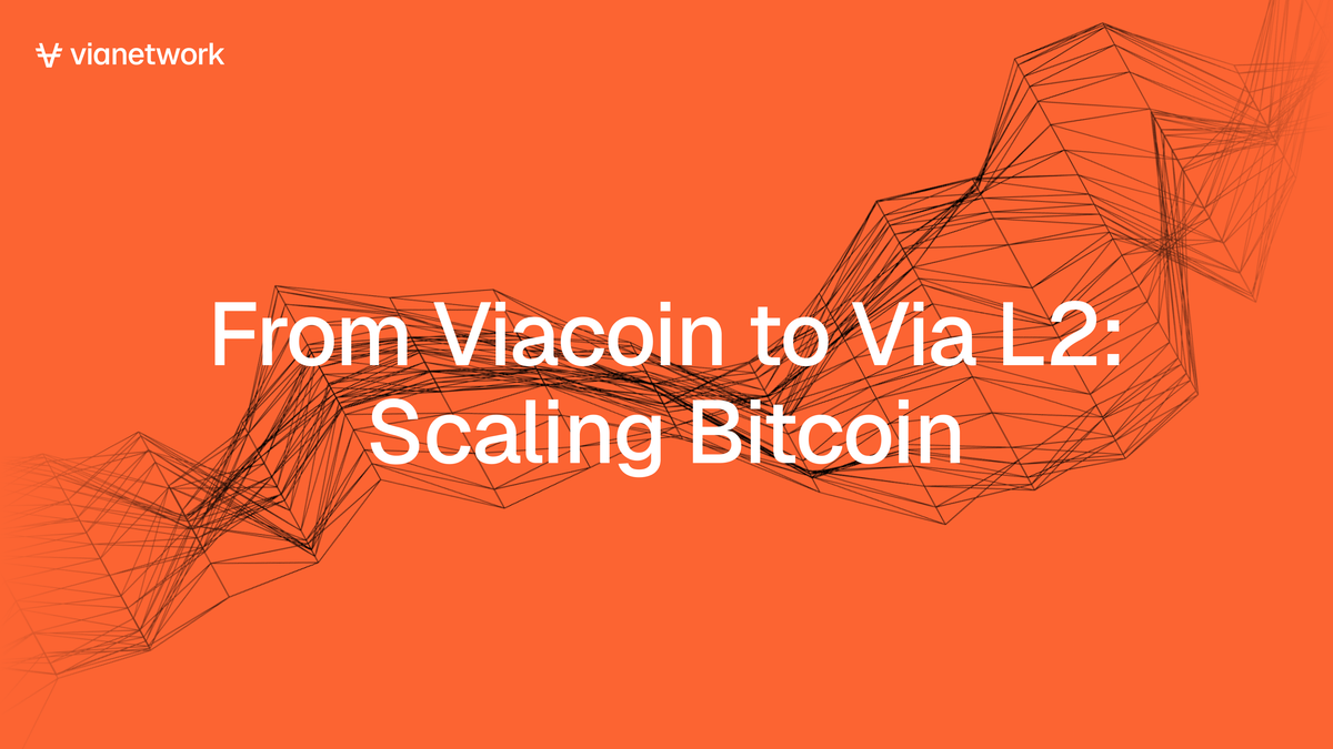 From Viacoin to Via L2: Scaling Bitcoin